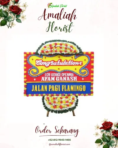 Bunga Papan Congratulation di Mekarmaju